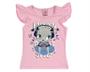 Imagem de Conjunto Feminino Infantil Fashion Cat - Lual Kids - Rosa Bebê/Marinho