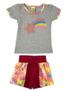 Imagem de Conjunto Feminino Infantil Rainbow Star- Lual Kids - Mescla/ Sublimado Divertido Coral