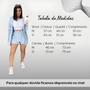 Imagem de Conjunto Feminino Linho Camisa E Short Com Bolso 0303