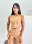 Imagem de Conjunto Feminino Longo Cropped Ajustável Calça Com Cinto 9697
