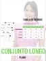 Imagem de Conjunto Feminino Longo Cropped Ajustável Calça Com Cinto 9697