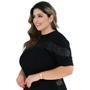 Imagem de conjunto feminino Paete Plus Size de malha com Calça  Confortavel