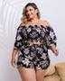 Imagem de Conjunto Feminino Plus Size Ciganinha Estampado 0259