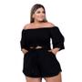 Imagem de Conjunto Feminino Plus Size Ciganinha Estampado 0259