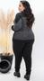 Imagem de Conjunto Feminino Plus Size Jaqueta e Calça Outono Inverno