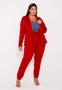 Imagem de Conjunto Feminino Plus Size Moletinho Blazer Com Calça Jogguer