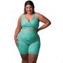 Imagem de Conjunto Feminino Plus Size Roupa Academia Fitness