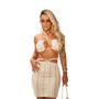 Imagem de Conjunto feminino saia e top com bojo praia