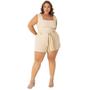 Imagem de Conjunto Feminino Short E Cropped Plus Size Tamanho 46 Ao 50