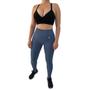 Imagem de Conjunto Feminino Sutia Top Bojo Trifil Tam:44Cor:Preto e Calça Leg Lupo Legging Sport Max Fitness Kit Tam:GGCor:Azul