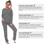 Imagem de Conjunto Feminino Térmico Segunda Pele Peluciado Plus Size