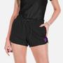 Imagem de Conjunto Feminino Verão Moda Praia Camiseta Algodão Short Tactel Estampada