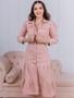Imagem de Conjunto Feminino Vestido com Botões e Jaqueta Jeans com Elastano