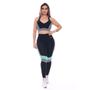 Imagem de Conjunto Feminino Zero Transparência Top + Calça Legging Poliamida Toque Frio Alta Compressão UV50+