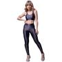 Imagem de Conjunto Fitness Bella Fiore New Zig 3D Top Bojo Removível e Calça Academia Malhar