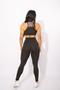 Imagem de Conjunto Fitness Calça Legging Cintura Alta E Top Academia Feminino Com Tela F7 NEW STYLE