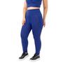 Imagem de Conjunto Fitness com 3 peças legging top e shorts tecido suplex listrado