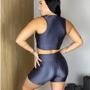 Imagem de Conjunto Fitness Empina bumbum 3D Poliamida Gringas Model