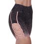 Imagem de Conjunto Fitness Feminino Bermuda Tiras Degrade + Top Bojo Decotado Orbis salmão