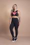 Imagem de Conjunto Fitness Feminino Calça Legging Cintura Alta Bolso Tela E Top Sustentação Moda Treino Academia F7 NEW STYLE