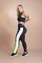 Imagem de Conjunto Fitness Feminino Calça Legging Cintura Alta Detalhe E Top Nadador Básico Moda Academia Treino F7 NEW STYLE