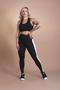 Imagem de Conjunto Fitness Feminino Calça Legging Cintura Alta Detalhe E Top Nadador Básico Moda Academia Treino F7 NEW STYLE