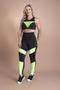 Imagem de Conjunto Fitness Feminino Calça Legging Cintura Alta E Top Tela Moda Treino Academia F7 NEW STYLE