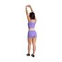 Imagem de Conjunto Fitness Feminino Top e Short Suplex Poliamida Nude/Lavanda