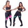 Imagem de Conjunto Fitness Legging e Top Recorte Poliamida 1058 - Lievi