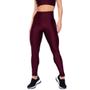 Imagem de Conjunto Fitness Legging Vinho Top3D Poliamida Donna Martins