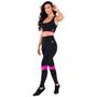 Imagem de Conjunto Fitness Mix Color Pink Legging e Top Academia