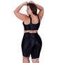 Imagem de Conjunto Fitness Plus Size Top Bojo Removível e Bermuda Cintura Alta 3D - c15 CONJUNTO BRUNA PLUS