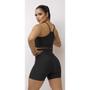 Imagem de Conjunto Fitness Short e Top Levanta Bum Bum kit Academia