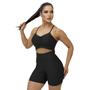 Imagem de Conjunto Fitness Short e Top Levanta Bum Bum kit Academia