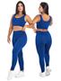 Imagem de Conjunto Fitness Top Alça + Calça Legging Basica  MAG853_902