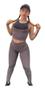 Imagem de Conjunto Fitness Top Com Bojo E Legging Cintura Alta K03