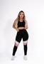 Imagem de Conjunto Fitness Top e Calça Legging Academia Listra No Joelho