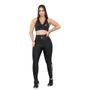 Imagem de Conjunto Fitness Top e Legging pra Academia e Ginástica - Coleção Never Give Up