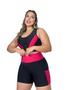 Imagem de Conjunto Fitness Top e Short com bolso PLUS SIZE e SLIM 40 ao 54 Roupa de academia feminino