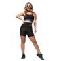 Imagem de Conjunto Fitness Top E Short Liso Print Lateral  Azul WarFit