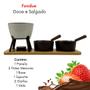 Imagem de Conjunto Fondue Lier Com Bambu Hauskraft 8 Peças envio já