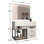 Imagem de Conjunto Gabinete para Banheiro com Espelheira New 80