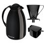 Imagem de Conjunto Garrafa Térmica 650ml com Açucareiro Colher e Suporte Filtro Café