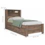Imagem de Conjunto Guarda Roupa e Cama Com Gavetas Aurora Atacama