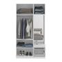 Imagem de Conjunto Guarda Roupa Modulado 9002 Free Branco Be Mobiliario