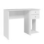 Imagem de Conjunto Home Office com Armário 2 Portas e Mesa Escrivaninha Branco - Qmovi