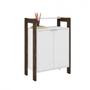 Conjunto Home Office com Escrivaninha, Armário Baixo 2 Portas e Armário Alto 5 Prateleiras Espresso - Espresso Móveis Imagem de Conjunto Home Office com Escrivaninha, Armário Baixo 2 Portas e Armário Alto 5 Prateleiras Espresso