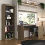Imagem de Conjunto Home Office com Escrivaninha Multifuncional e Estante para Livros Móveis