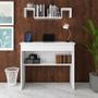 Imagem de Conjunto Home Office Mesa E Gaveteiro com 4 Gavetas - Branco