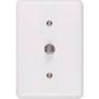 Imagem de Conjunto Ilumi 4X2 Branco Com Placa(1Tomada Coaxial) 2553